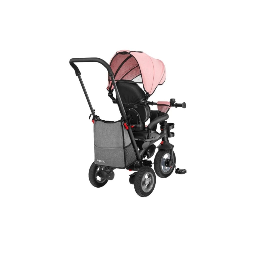 Lionelo - Children's tricycle TRIS pink/grey