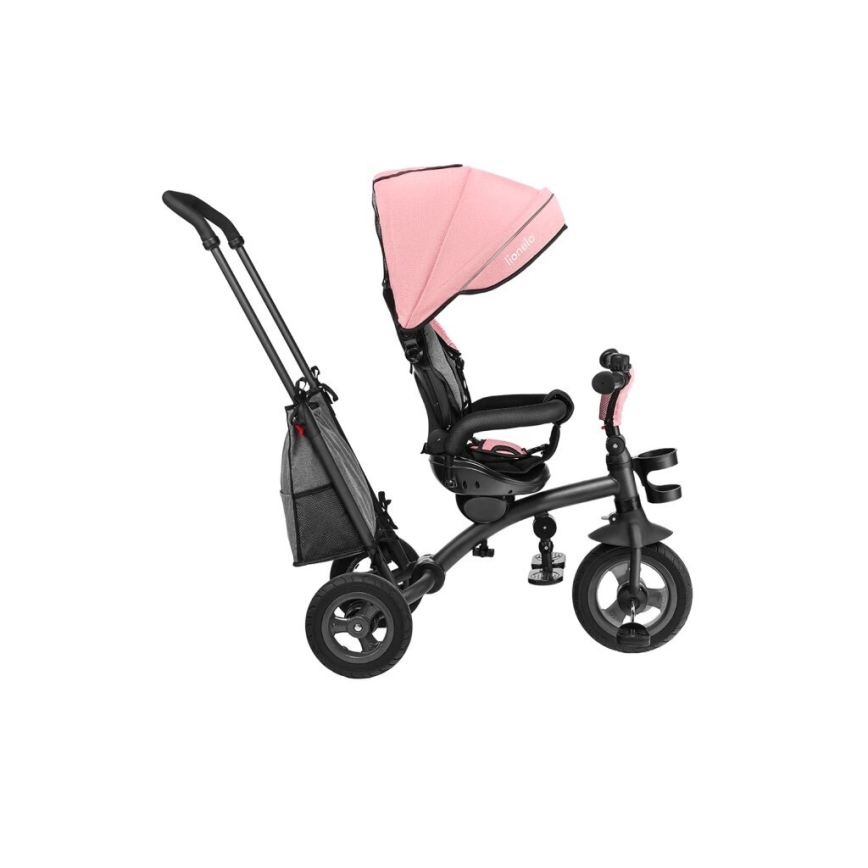 Lionelo - Children's tricycle TRIS pink/grey