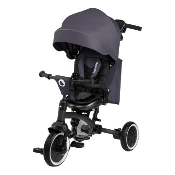 Lionelo - Children's tricycle TRIS PLUS Grey Stone