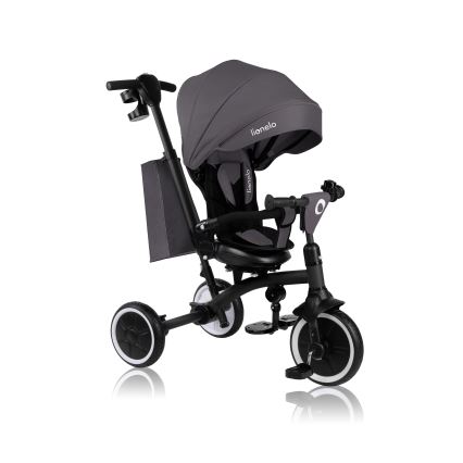 Lionelo - Children's tricycle TRIS PLUS Grey Stone