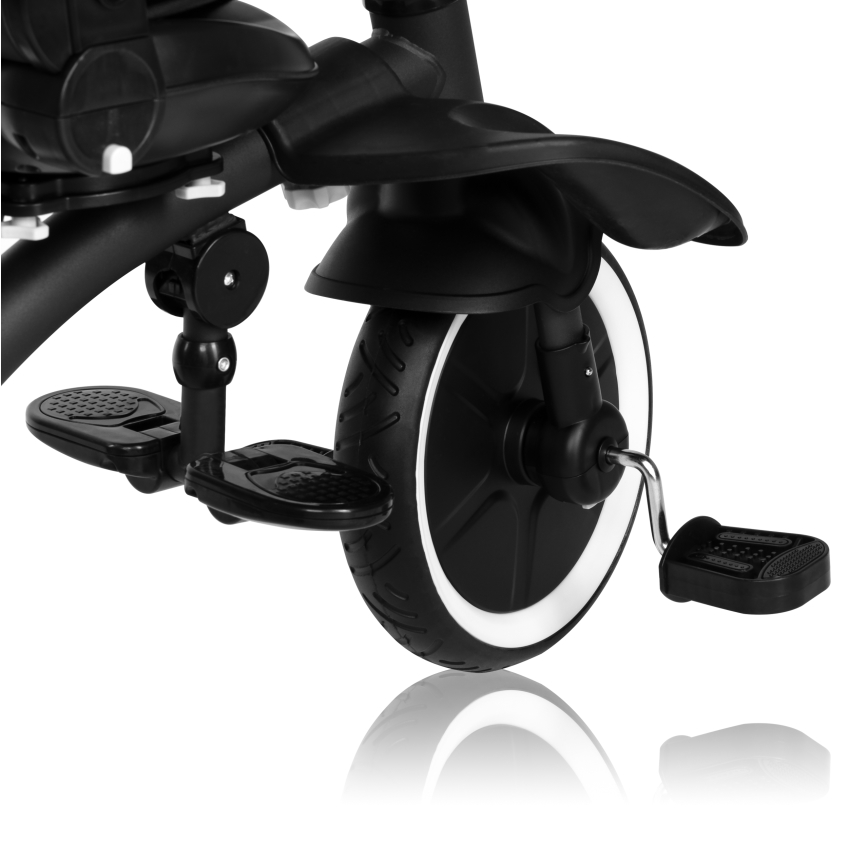 Lionelo - Children's tricycle TRIS PLUS Grey Stone