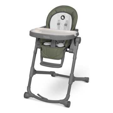 Lionelo - CORA PLUS 2-in-1 Kids' Dining Chair, Green Olive