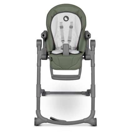 Lionelo - CORA PLUS 2-in-1 Kids' Dining Chair, Green Olive