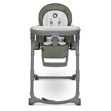 Lionelo - CORA PLUS 2-in-1 Kids' Dining Chair, Green Olive