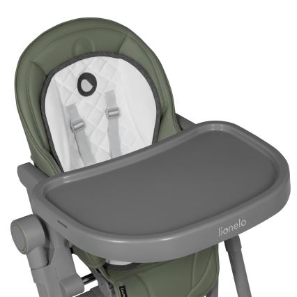 Lionelo - CORA PLUS 2-in-1 Kids' Dining Chair, Green Olive