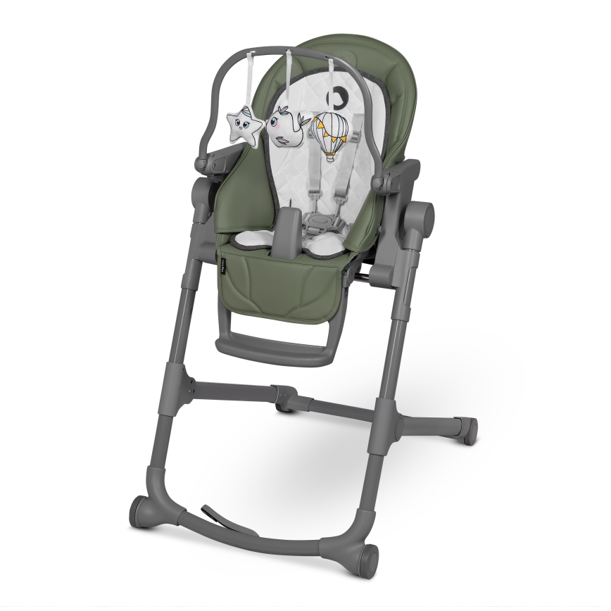 Lionelo - CORA PLUS Kids' Dining Chair Green Olive