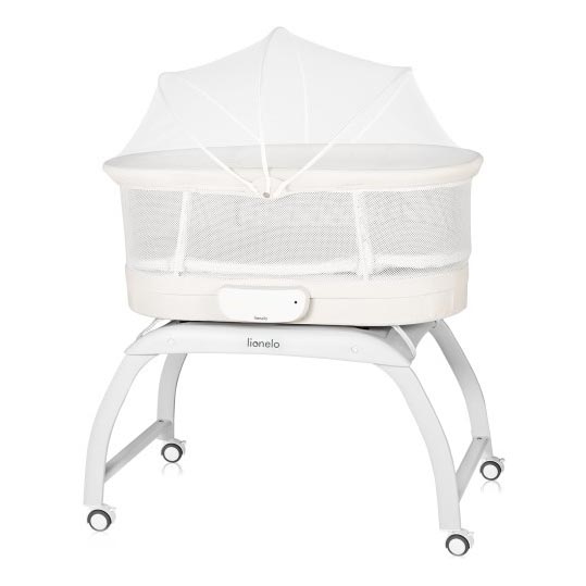 Lionelo - CORAL White Baby Cot with Built-in Scale