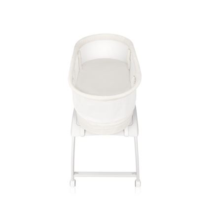 Lionelo - CORAL White Baby Cot with Built-in Scale