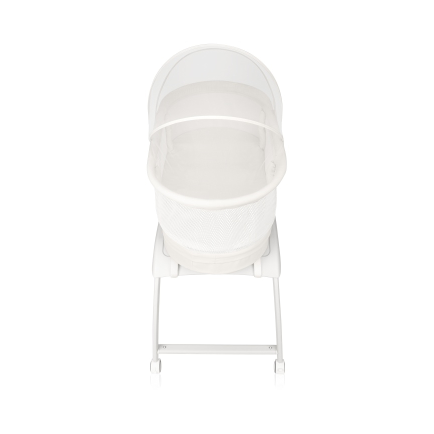 Lionelo - CORAL White Baby Crib with Built-in Scale