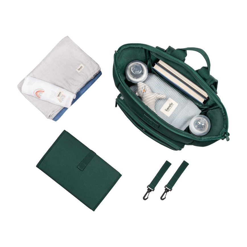 Lionelo - CUBE Stroller Changing Bag Green Forest