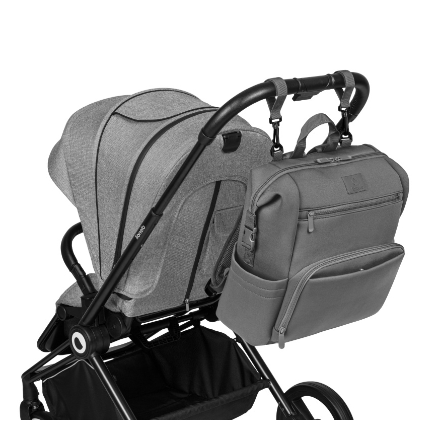 Lionelo - CUBE Stroller Changing Bag, Grey Stone