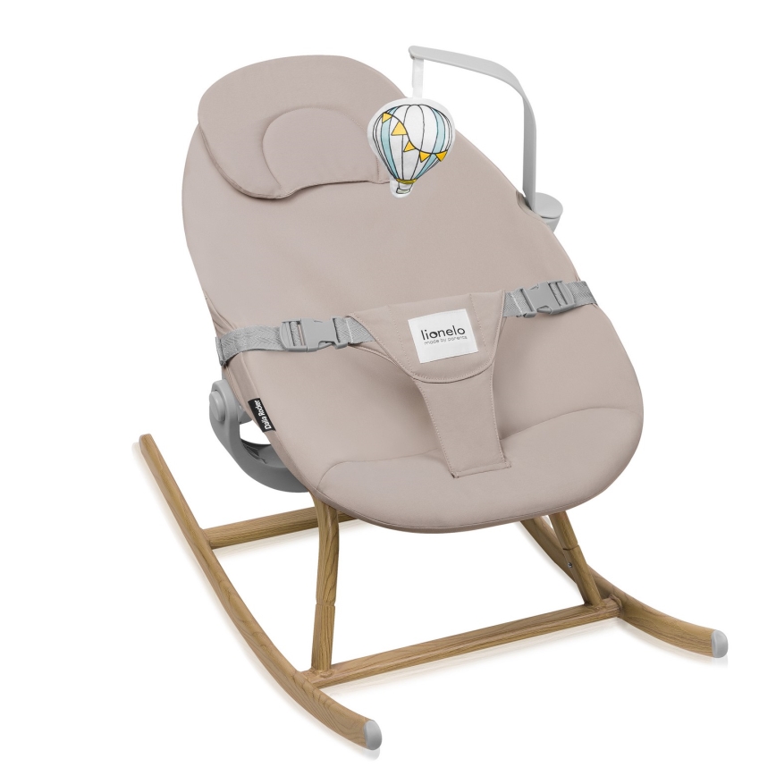 Lionelo - DALIA SET 4-in-1 Children's Dining Chair Grey Stone Natural