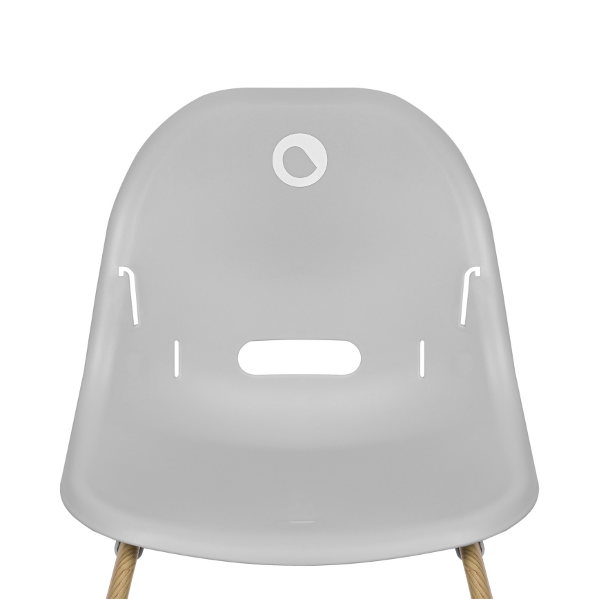 Lionelo - DALIA SET 4-in-1 Children's Dining Chair Grey Stone Natural