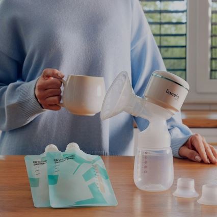 Lionelo - Electric rechargeable breast milk pump FIDI PLUS 5V 1200 mAh 180 ml