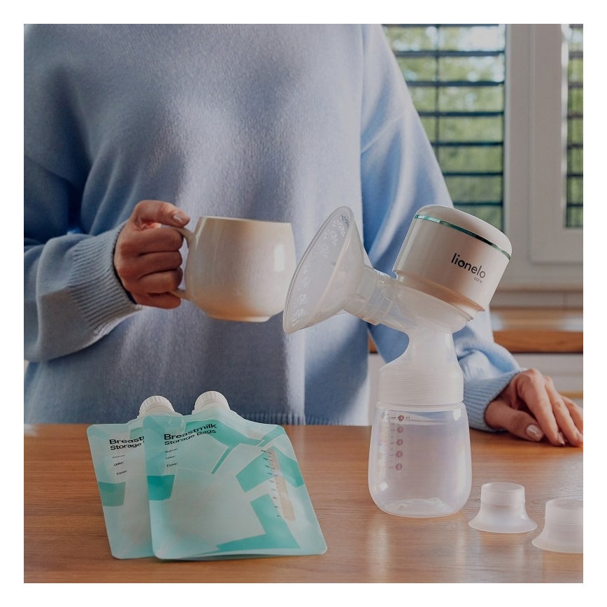 Lionelo - Electric rechargeable breast milk pump FIDI PLUS 5V 1200 mAh 180 ml