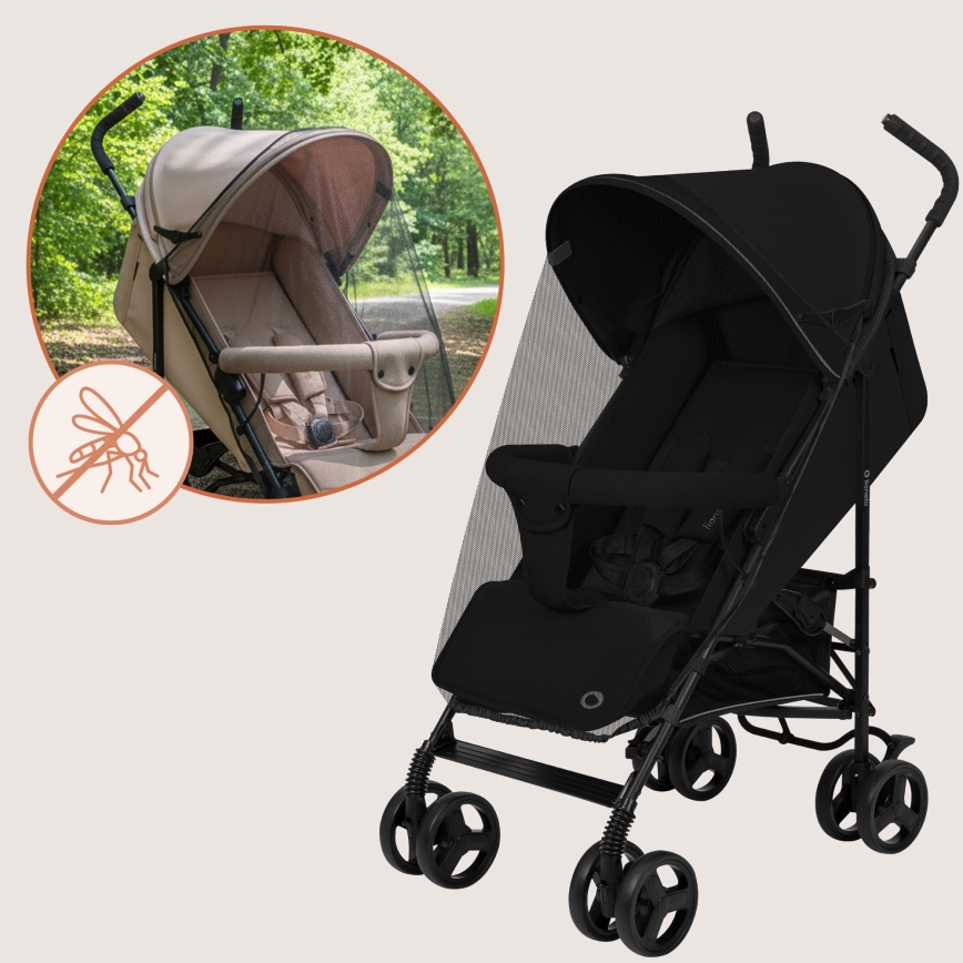 Lionelo - ELIA Umbrella Stroller Black Onyx