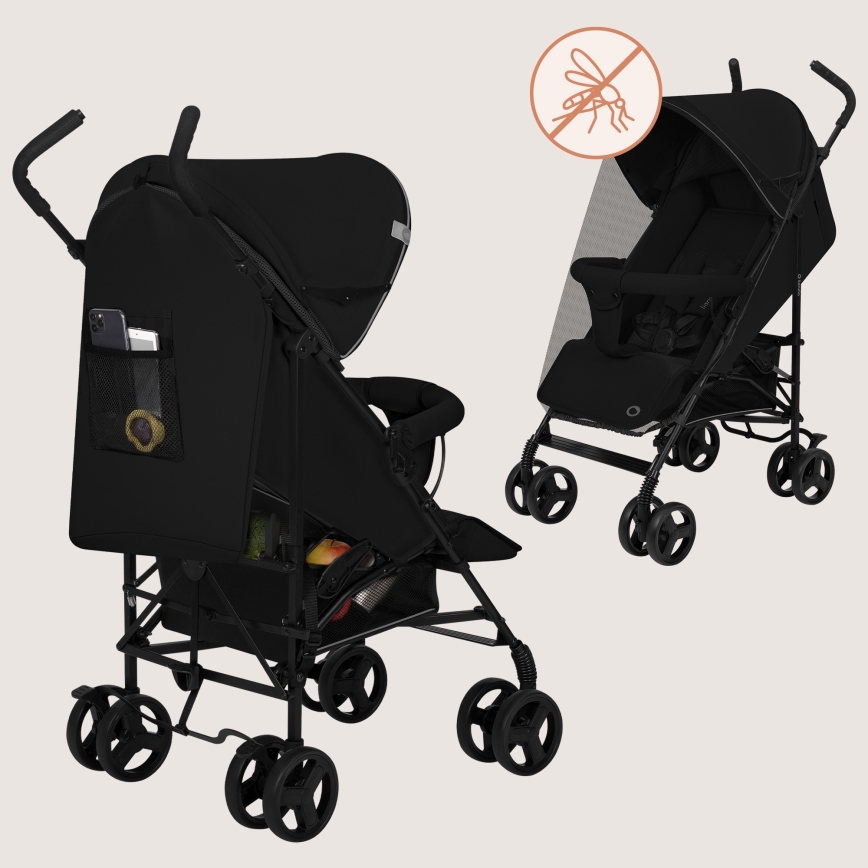 Lionelo - ELIA Umbrella Stroller Black Onyx