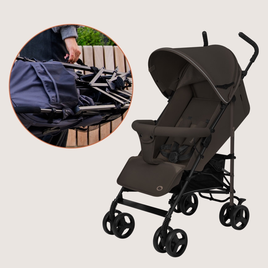Lionelo - ELIA Umbrella Stroller Brown Chocolate
