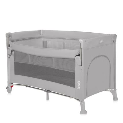 Lionelo - ELLEN 3-in-1 Travel Cot, Grey Concrete