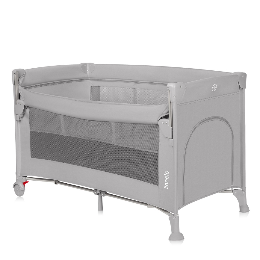 Lionelo - ELLEN 3-in-1 Travel Cot, Grey Concrete