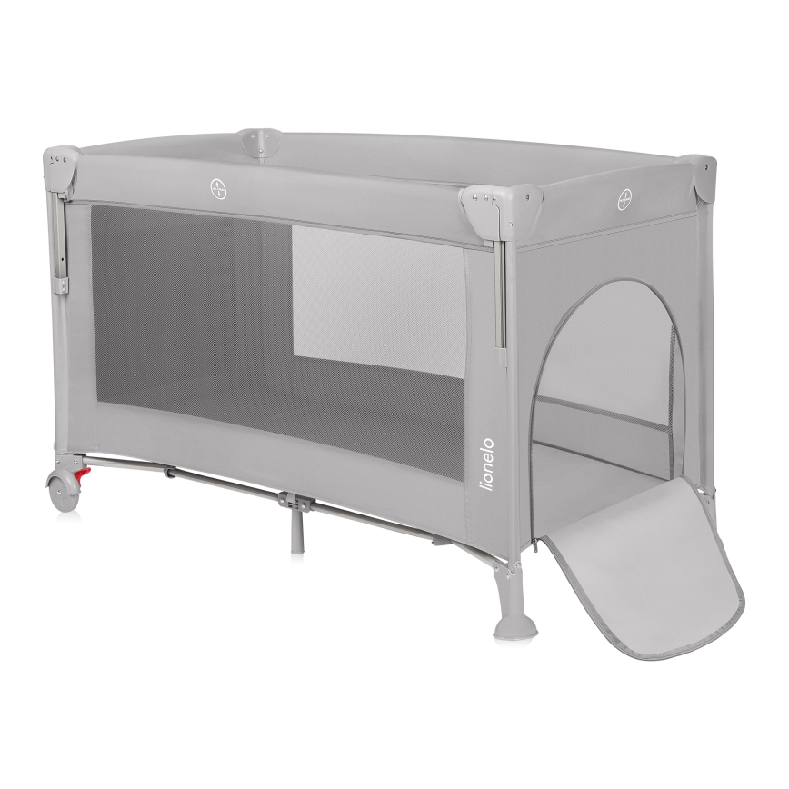 Lionelo - ELLEN 3-in-1 Travel Cot, Grey Concrete
