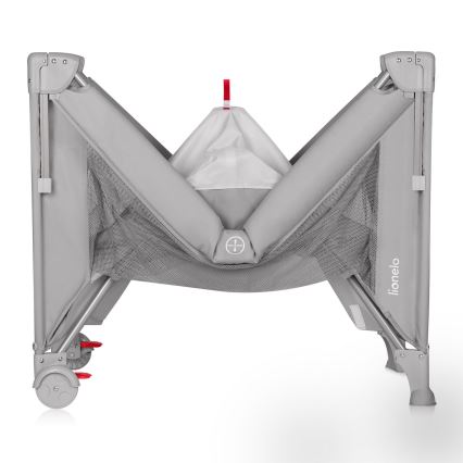 Lionelo - ELLEN 3-in-1 Travel Cot, Grey Concrete
