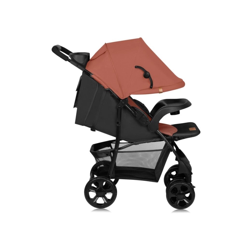 Lionelo - EMMA PLUS Sport Stroller, Brick Red/Black