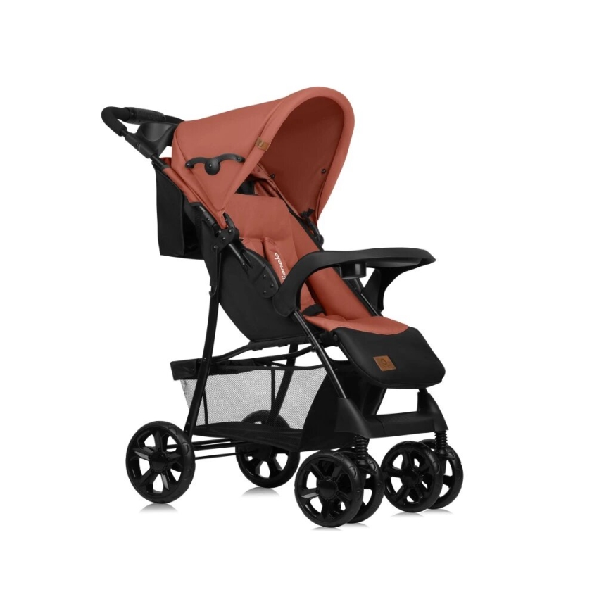 Lionelo - EMMA PLUS Sport Stroller, Brick Red/Black