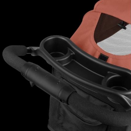 Lionelo - EMMA PLUS Sport Stroller, Brick Red/Black