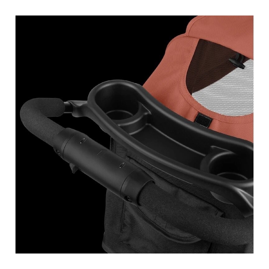 Lionelo - EMMA PLUS Sport Stroller, Brick Red/Black