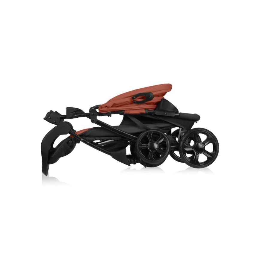 Lionelo - EMMA PLUS Sport Stroller, Brick Red/Black