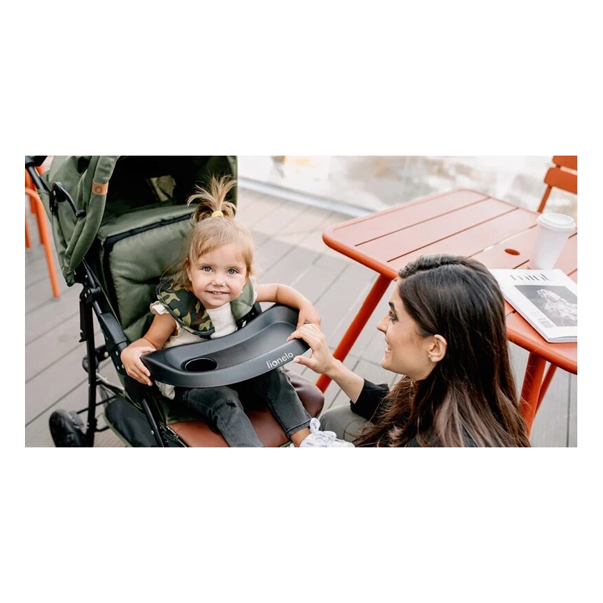 Lionelo - EMMA PLUS Sport Stroller Green/Black