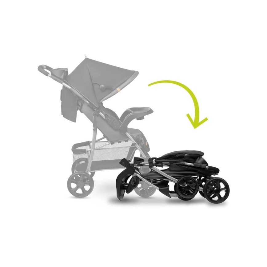 Lionelo - EMMA PLUS Sports Stroller, Black