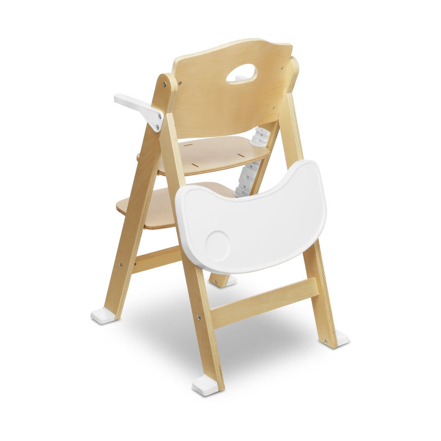 Lionelo - FLORIS 3-in-1 Children's High Chair White Natural