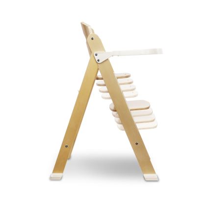 Lionelo - FLORIS 3-in-1 Children's High Chair White Natural