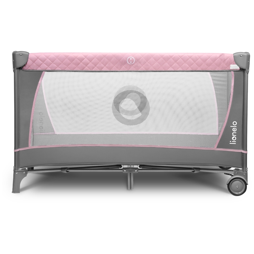 Lionelo - FLOWER Flamingo Travel Cot