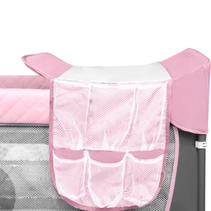 Lionelo - FLOWER Flamingo Travel Cot