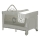 Lionelo - FLOWER Travel Cot, Cappuccino