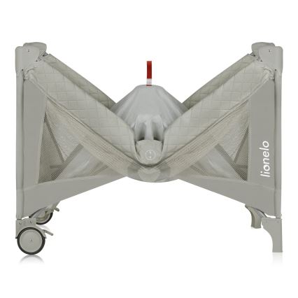 Lionelo - FLOWER Travel Cot, Cappuccino