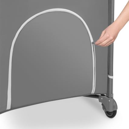 Lionelo - FLOWER Travel Cot Grey Stone