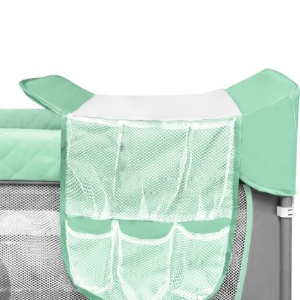 Lionelo - FLOWER Travel Cot Turquoise
