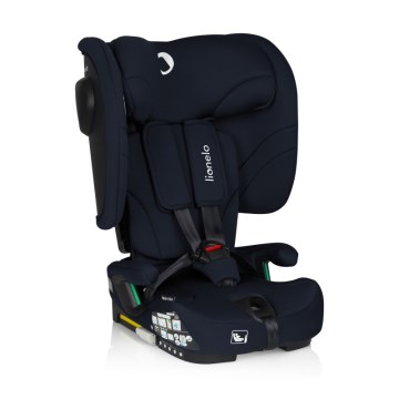 Lionelo - Foldable car seat NELLY i-Size 76-150 cm Navy Blue