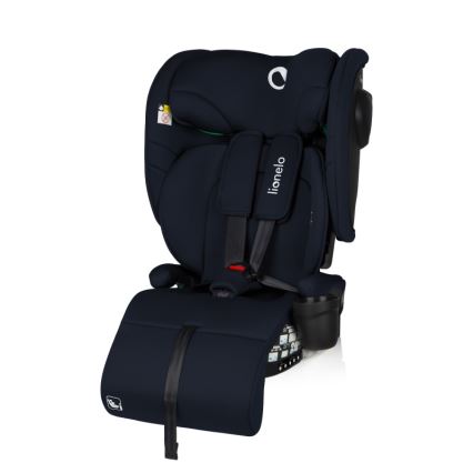 Lionelo - Foldable car seat NELLY i-Size 76-150 cm Navy Blue