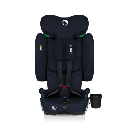 Lionelo - Foldable car seat NELLY i-Size 76-150 cm Navy Blue