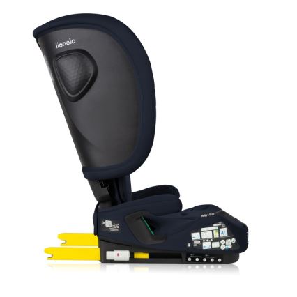 Lionelo - Foldable car seat NELLY i-Size 76-150 cm Navy Blue