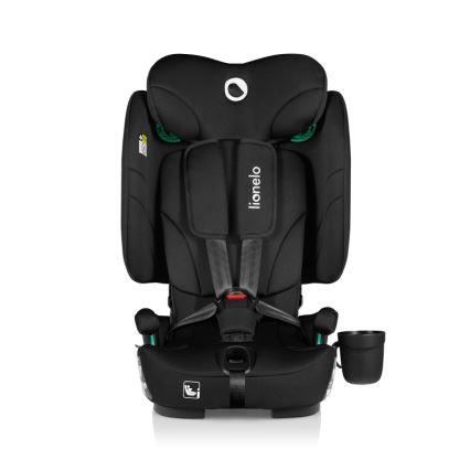 Lionelo - Foldable child car seat NELLY i-Size 76-150 cm Black Carbon