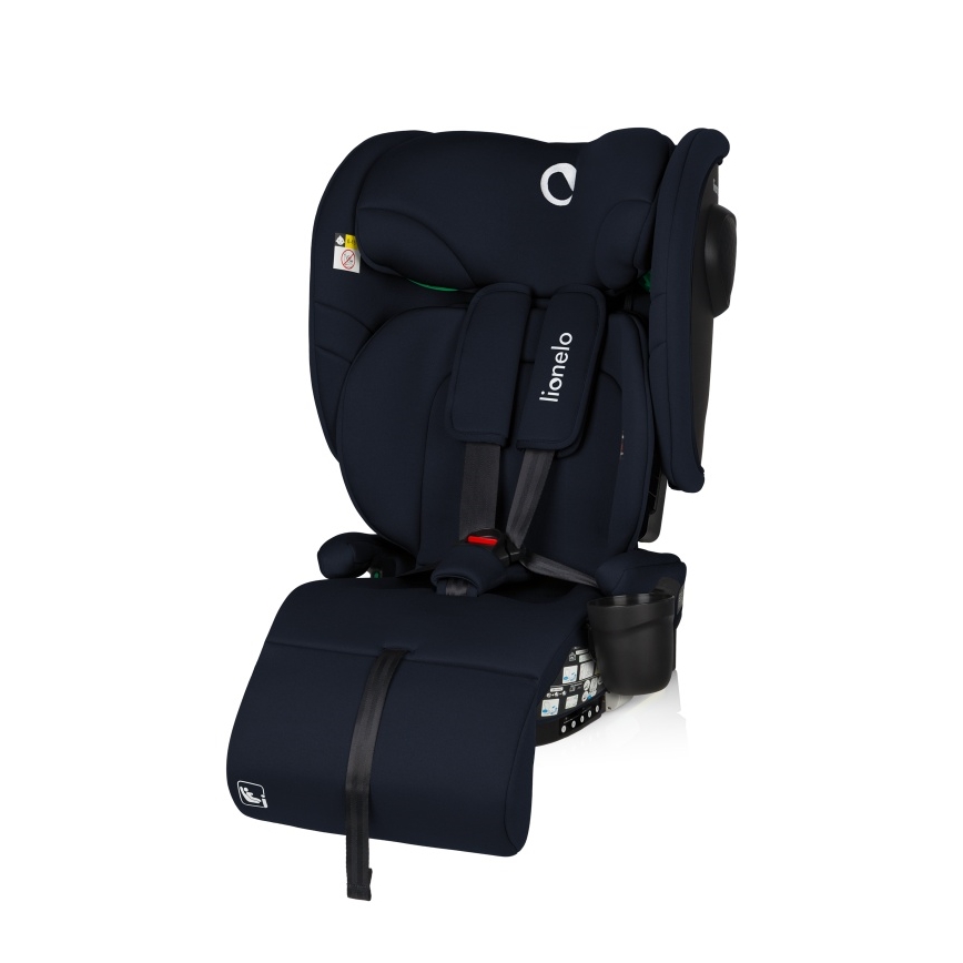 Lionelo - Foldable child car seat NELLY i-Size 76-150 cm Blue Navy