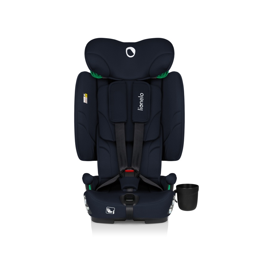 Lionelo - Foldable child car seat NELLY i-Size 76-150 cm Blue Navy
