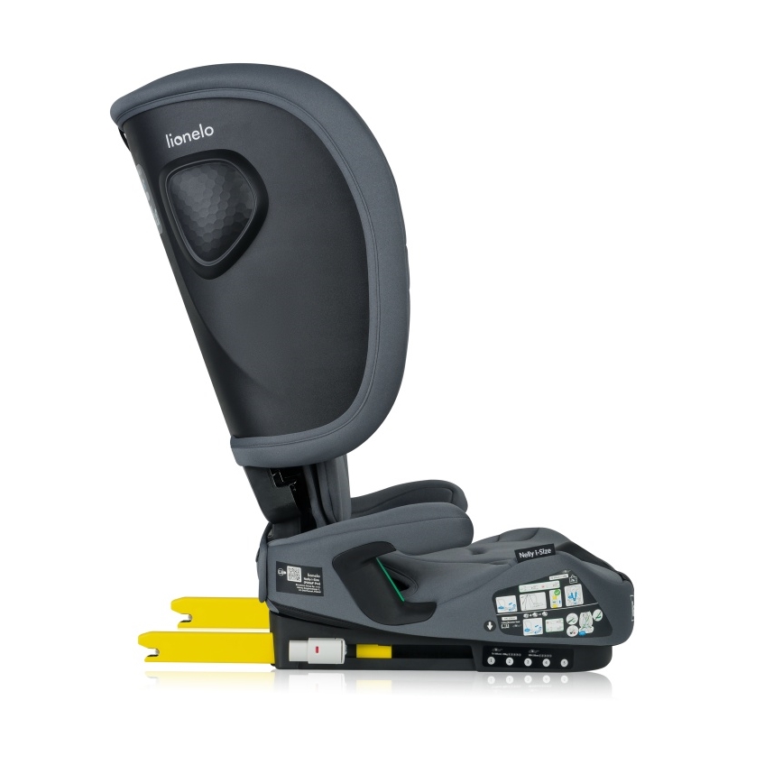 Lionelo - Foldable NELLY i-Size Car Seat 76-150 cm Grey Graphite