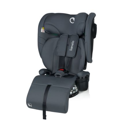 Lionelo - Foldable NELLY i-Size Car Seat 76-150 cm Grey Graphite